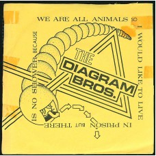 DIAGRAM BROS. We Are All Animals / There Is No Shower / I Would Like To Live In Prison (Construct Records – CON1) UK 1980 PS 7" EP (New Wave, Post-Punk)